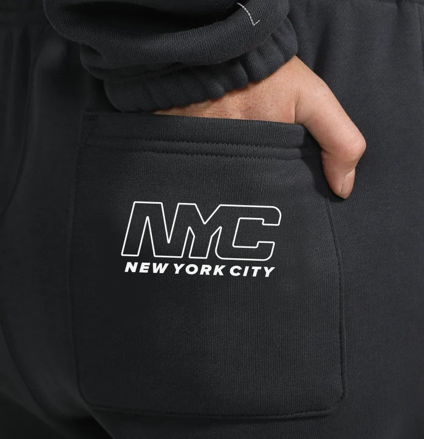 Термоналіпка "NYC new york city" 6*2,7 см білого кольору-1