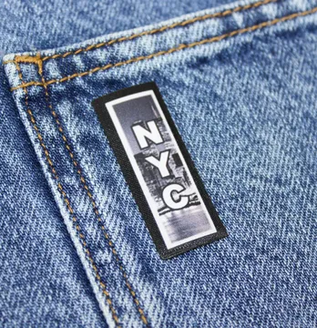 Нашивка "NYC" 20*50 мм 