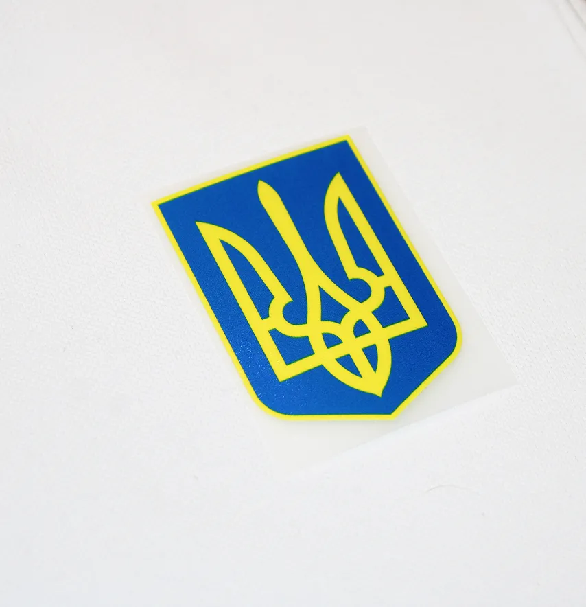 Термонаклейка "Герб Украины" с рамкой 6*4,3 см-2