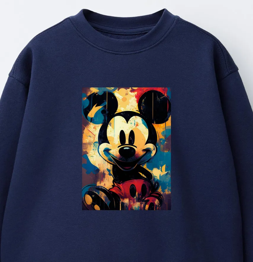 Термонаклейка "Mickey" в красках 14*19 см-1