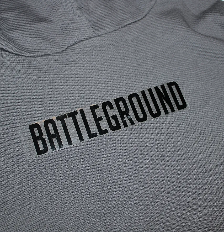 Термоаппликация объемная брик "Battleground" 16*3,2 см-2