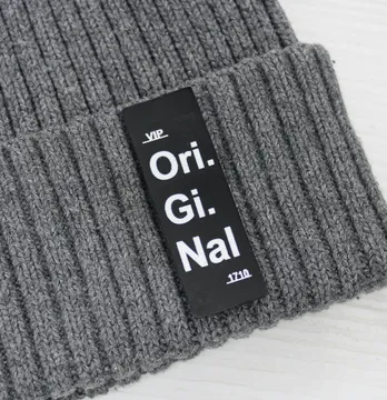 Нашивка "Original" 20*60мм черного цвета