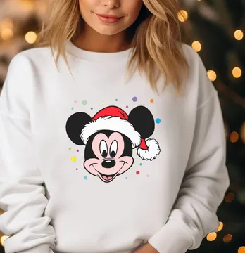 Термоналіпка "Mickey новорічний" голова 19*20 cм