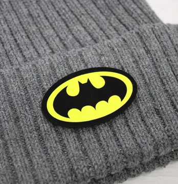 Нашивка "Batman" 30*50 мм желтого цвета.