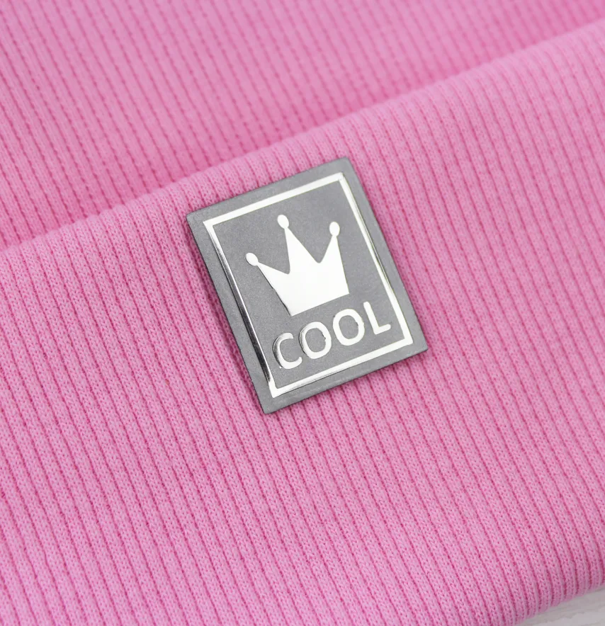 Нашивка светоотражающая "Cool" Корона 25*30 мм серебряного цвета-1