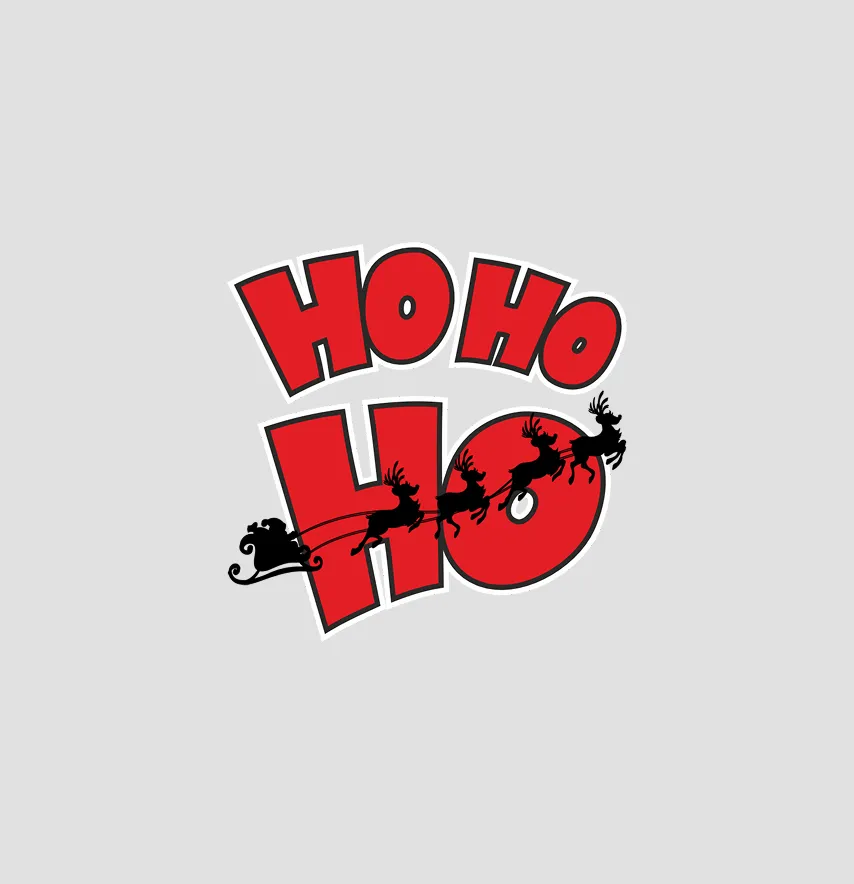Термоналіпка "Ho ho ho" 6*6 см-1