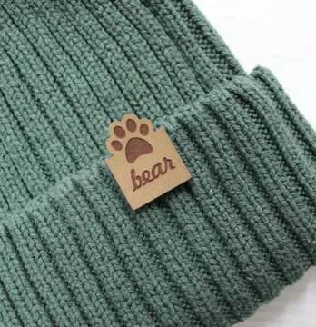 Нашивка "Bear" 20*27 мм пісочного кольору