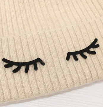 Нашивка "Реснички" 15*50мм на клеевой основе.