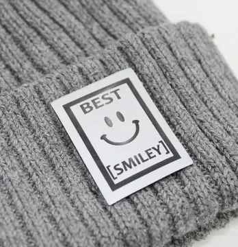 Нашивка светоотражающая "Smiley" 30*40 мм