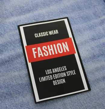 Нашивка "Fashion" 60*90мм черного цвета