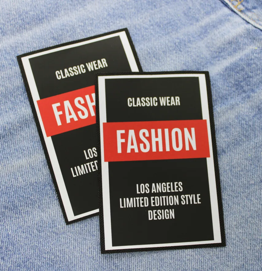 Нашивка "Fashion" 60*90 мм чорного кольору-1