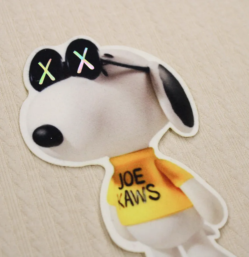 Нашивка тканева з декором фігурна "Snoopy" 20*11 см з кашеміру-2
