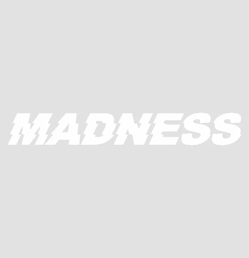 Термоналіпка "Madness" 18*2,5 см білого кольору-1