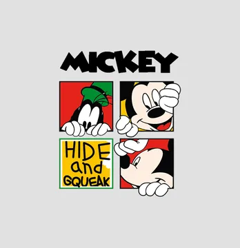 Термонаклейка "Mickey Оконца" 8*8,5 см