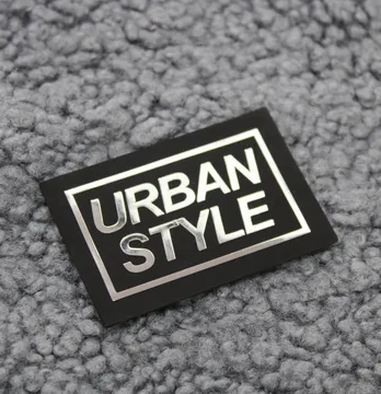 Нашивка "Urban Style" 60*40мм черного цвета