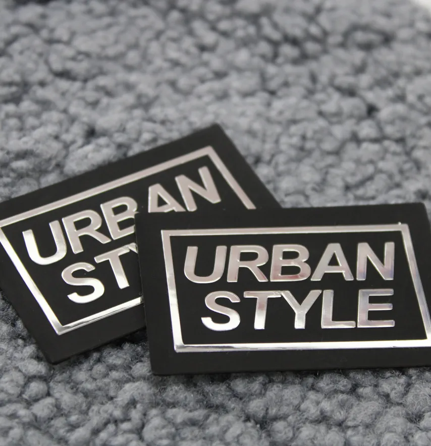 Нашивка "Urban Style" 60*40 мм чорного кольору-1
