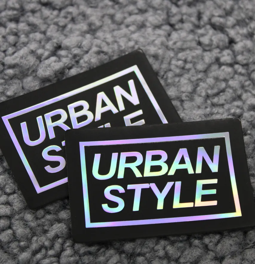 Нашивка "Urban Style" 60*40 мм чорного кольору з голограмою-1