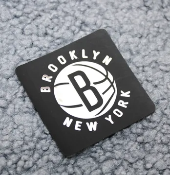 Нашивка "Brooklyn" 60*60мм черного цвета