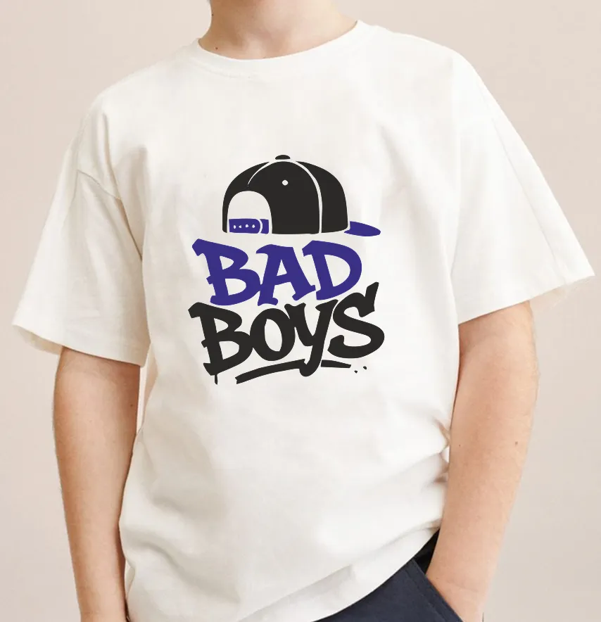 Термонаклейка "Bad boys" 12,5*14,5 см-1