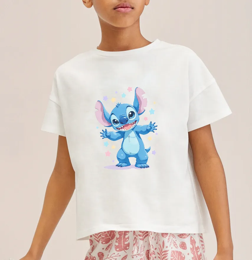 Термонаклейка "Stitch" звездочки 14*19 см-1