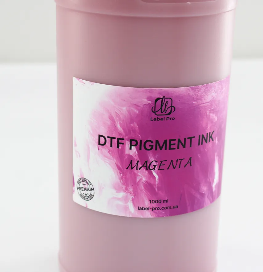 Пигментные чернила красного цвета для профессиональной DTF-печати-2