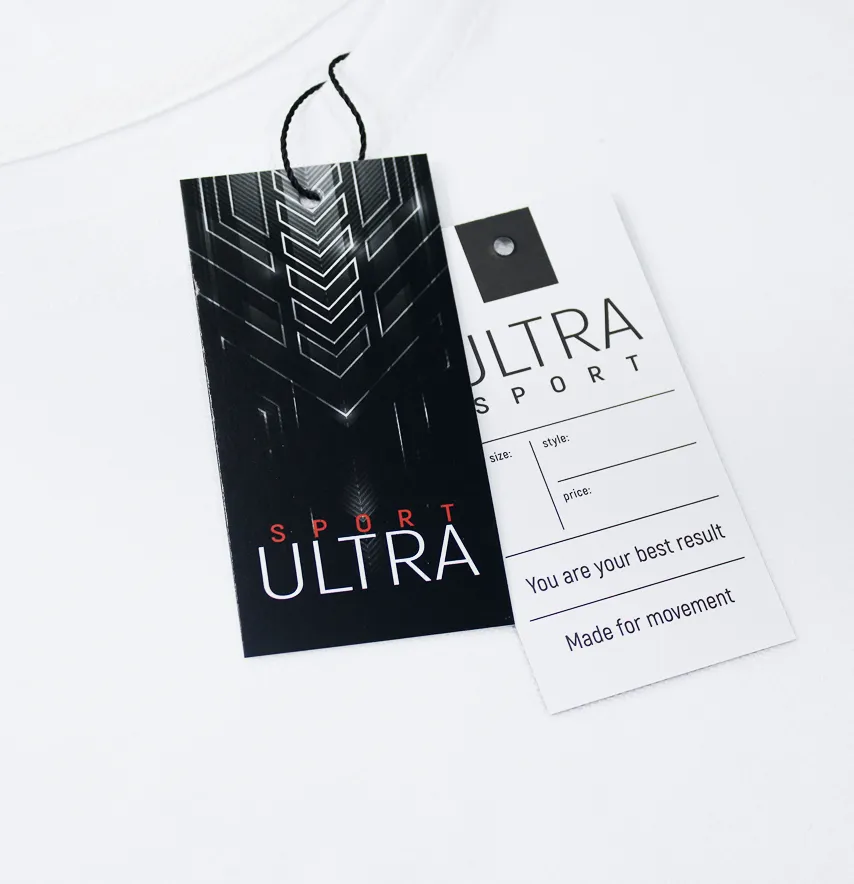 Бирка картонная "Sport Utra" 50*100 мм-2