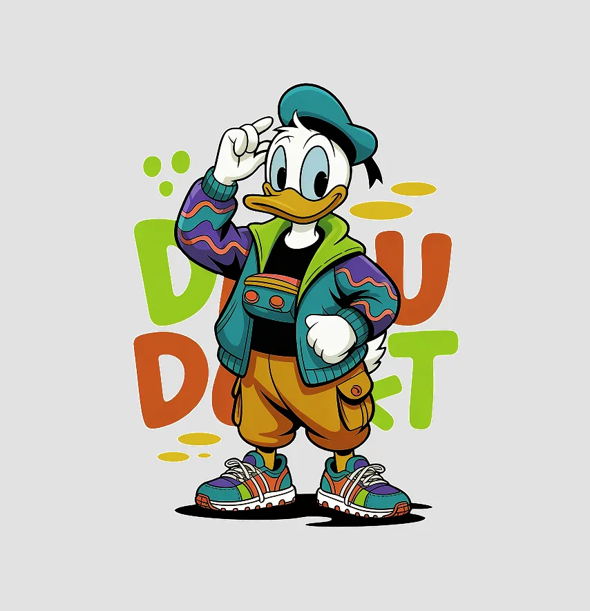 Термоапликация "Donald Duck" 14*19 см утка-0