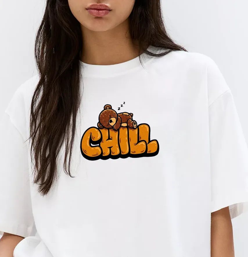 Термонаклейка "Chil" мишка 13*9,5 см -1