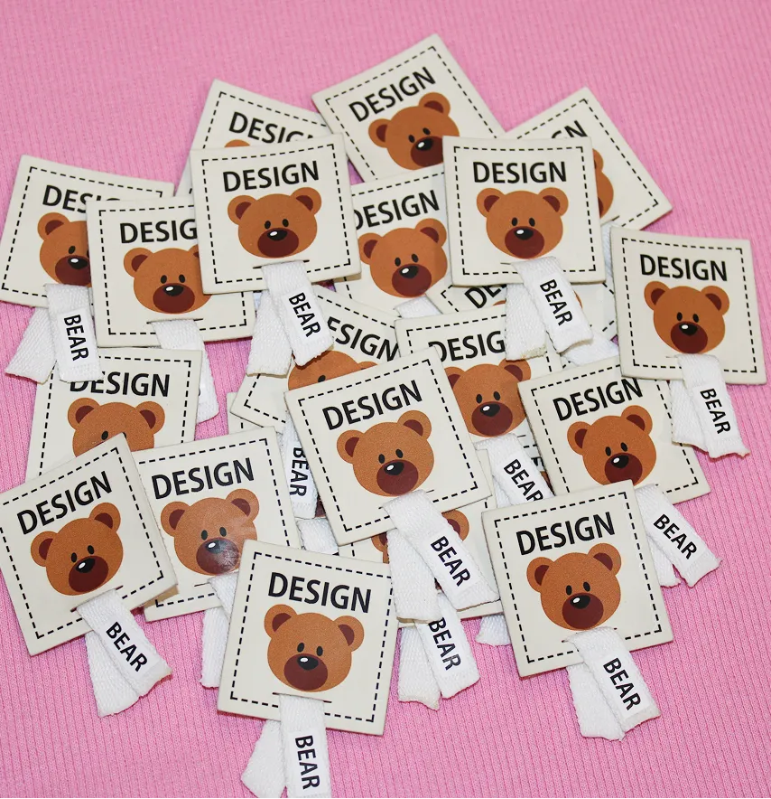 Нашивка "Bear design" зі стрічкою 40*40 мм -4