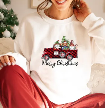 Термоналіпка "Merry christmas" машина 22*19 см