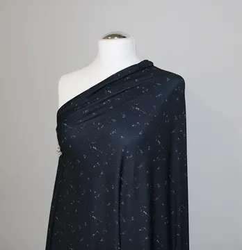 Ткань бифлекс "Тай Дай Black Grey" ширина 150 см (200м/м2). 80% poliester 20% elastan