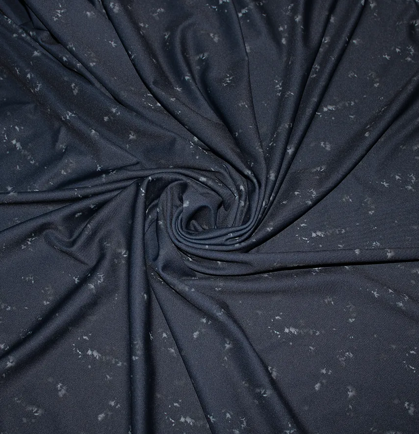 Ткань бифлекс "Тай Дай Black Grey" ширина 150 см (200м/м2). 80% poliester 20% elastan-1