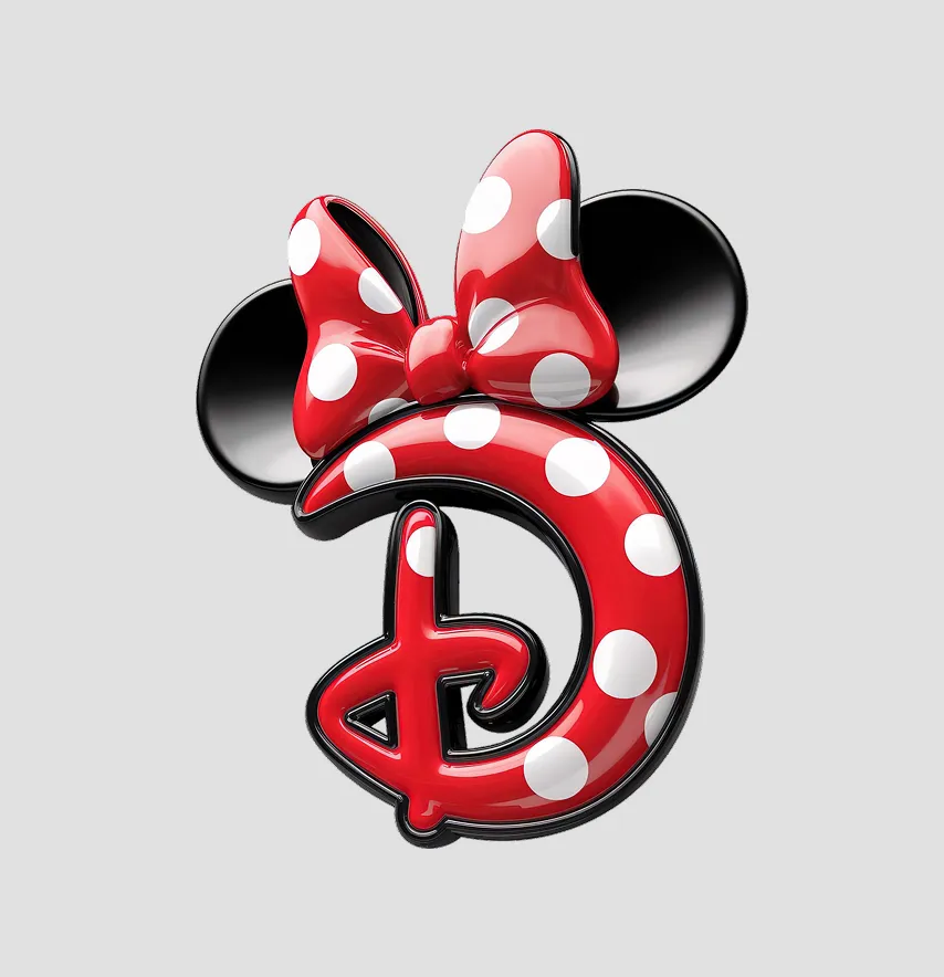 Термонаклейка "Disney" ушки с бантиком 14,5×19 см-1