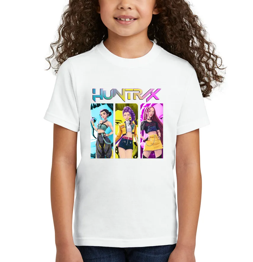Термоналіпка "Huntrix" постер троє 19*18 см-1