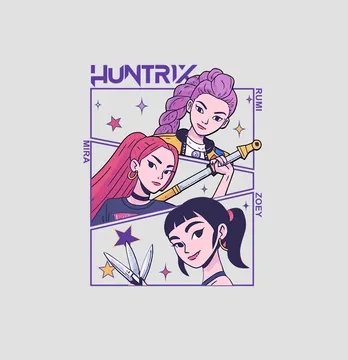 Термоналіпка "Huntrix" rumi mira zoey 19*23,5 см