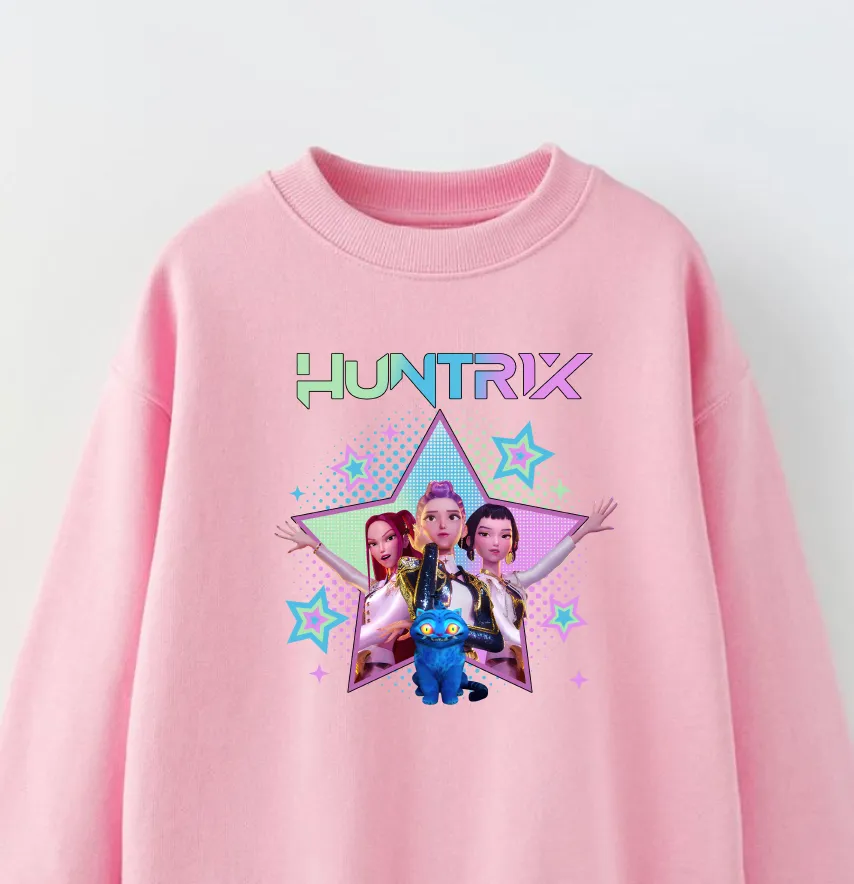 Термоналіпка "Huntrix" з синім котом 19*19,5 см-1