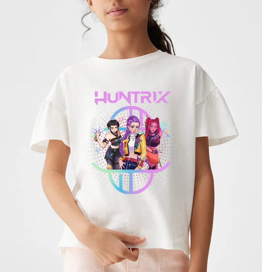 Термоналіпка "Huntrix" постер троє 19*21,5 см-1