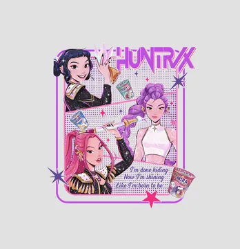 Термонаклейка "Huntrix" i'm done hiding 19*20,5 см