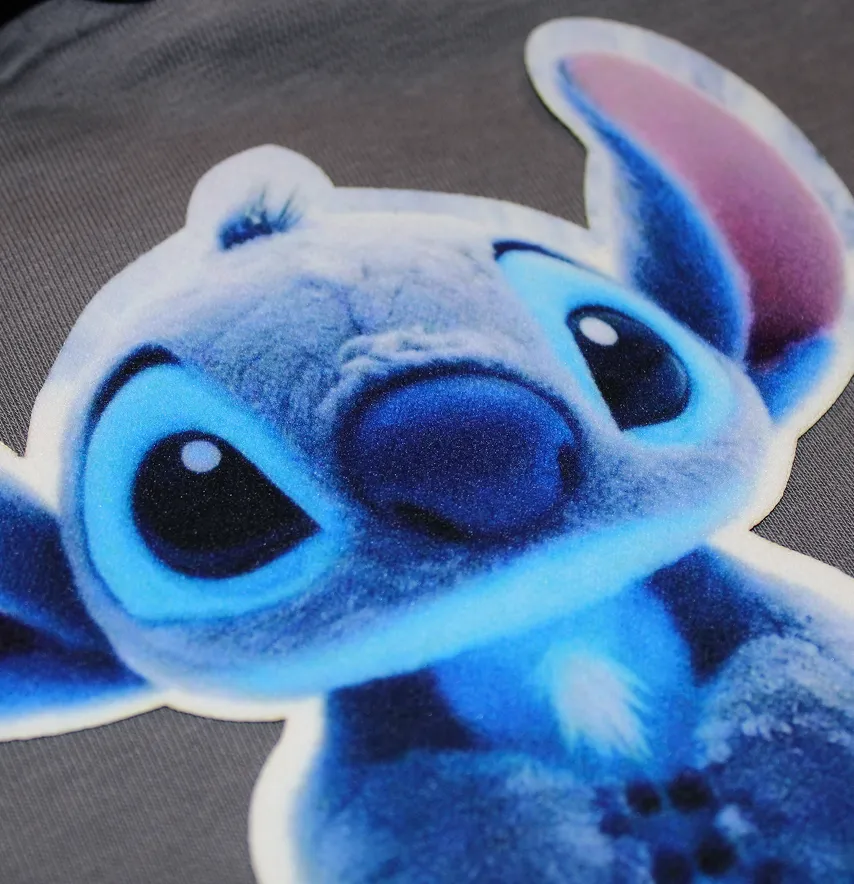 Нашивка тканева фігурна "Stitch" 19*19 см з кашеміру-1