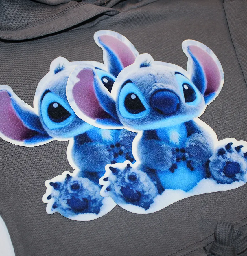 Нашивка тканева фігурна "Stitch" 19*19 см з кашеміру-3