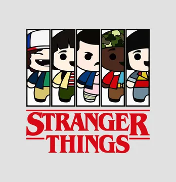 Термонаклейка "Stranger things" 19*19 см