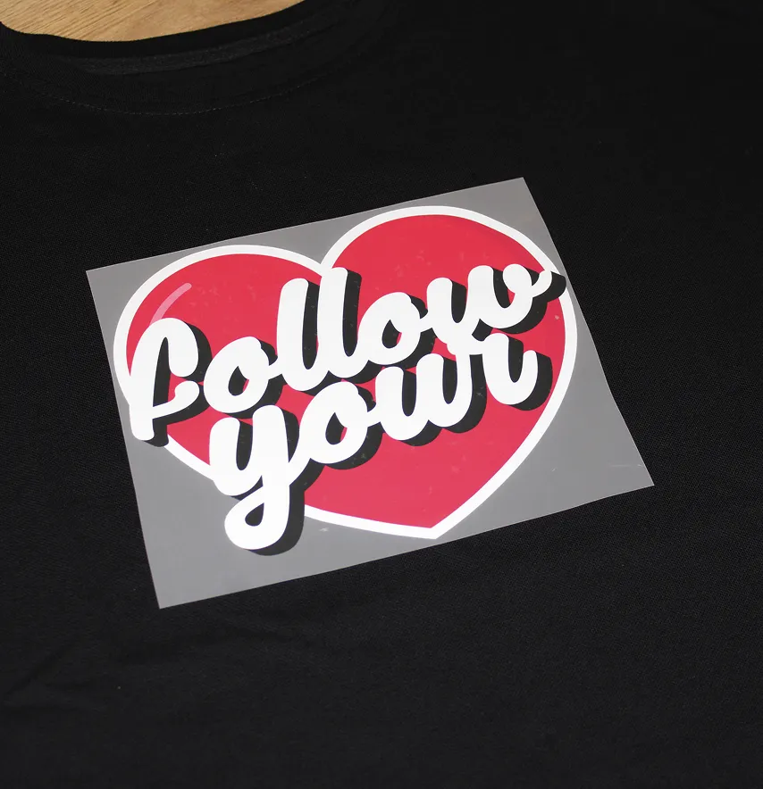 Термонаклейка "Follow your" 19*16 см-3