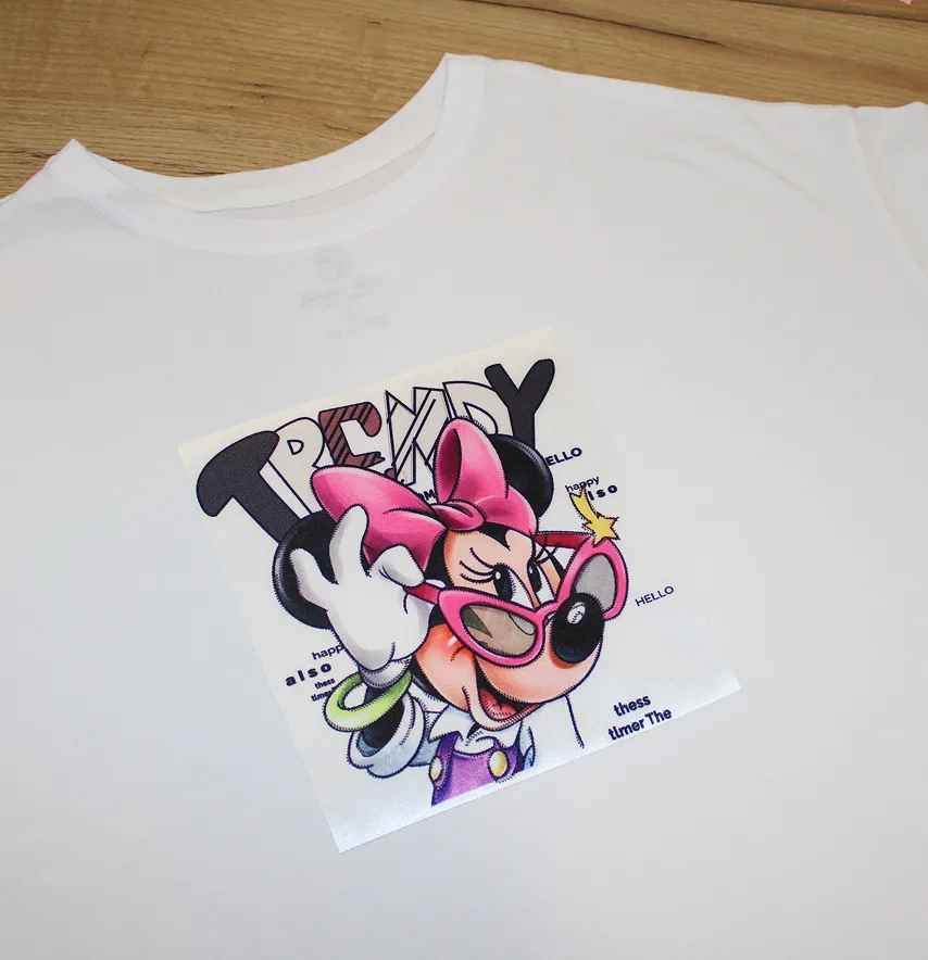 Нашивка тканевая "Trendy minnie" 19*20 см-1