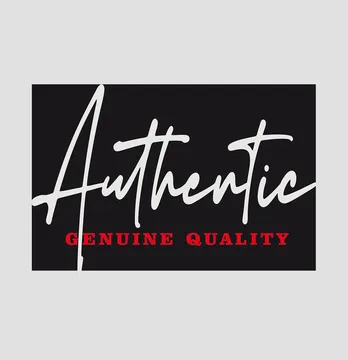Термонаклейка "Authentic" 21,5*14,5 см