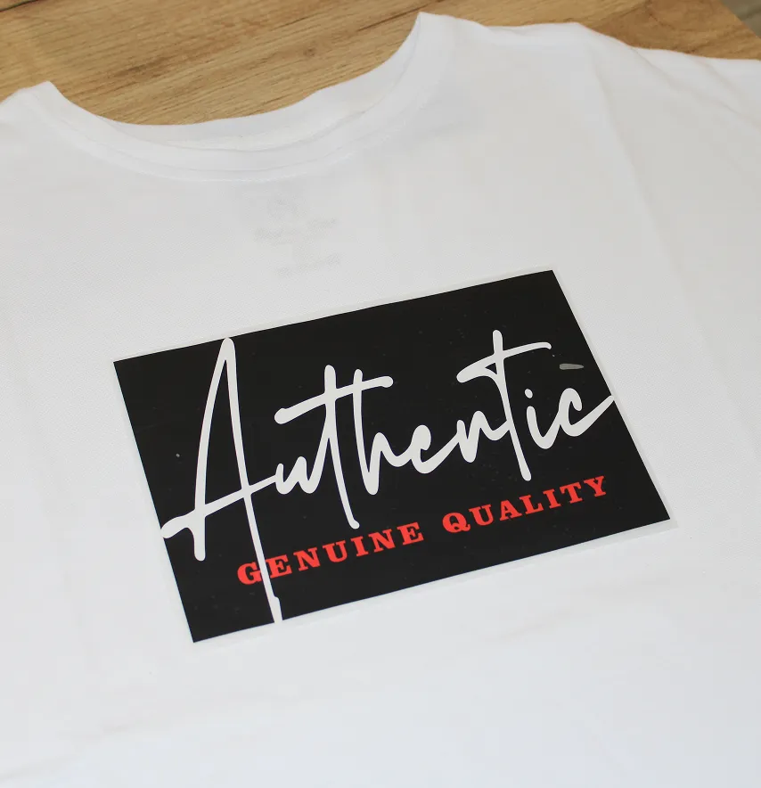 Термонаклейка "Authentic" 21,5*14,5 см-2