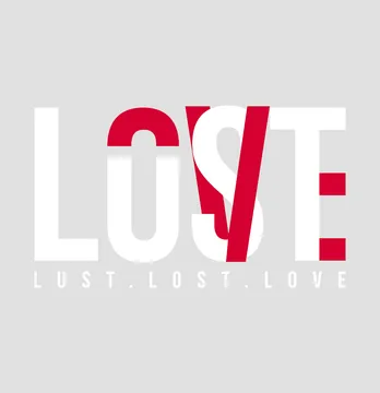 Термонаклейка "Lost" 19,5*11,5 см