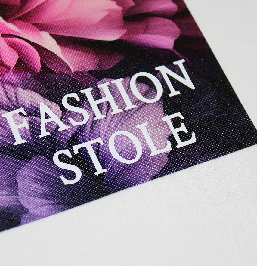 Нашивка тканевая с декором "Fashion stole" цветы 21*11,5 см.-1