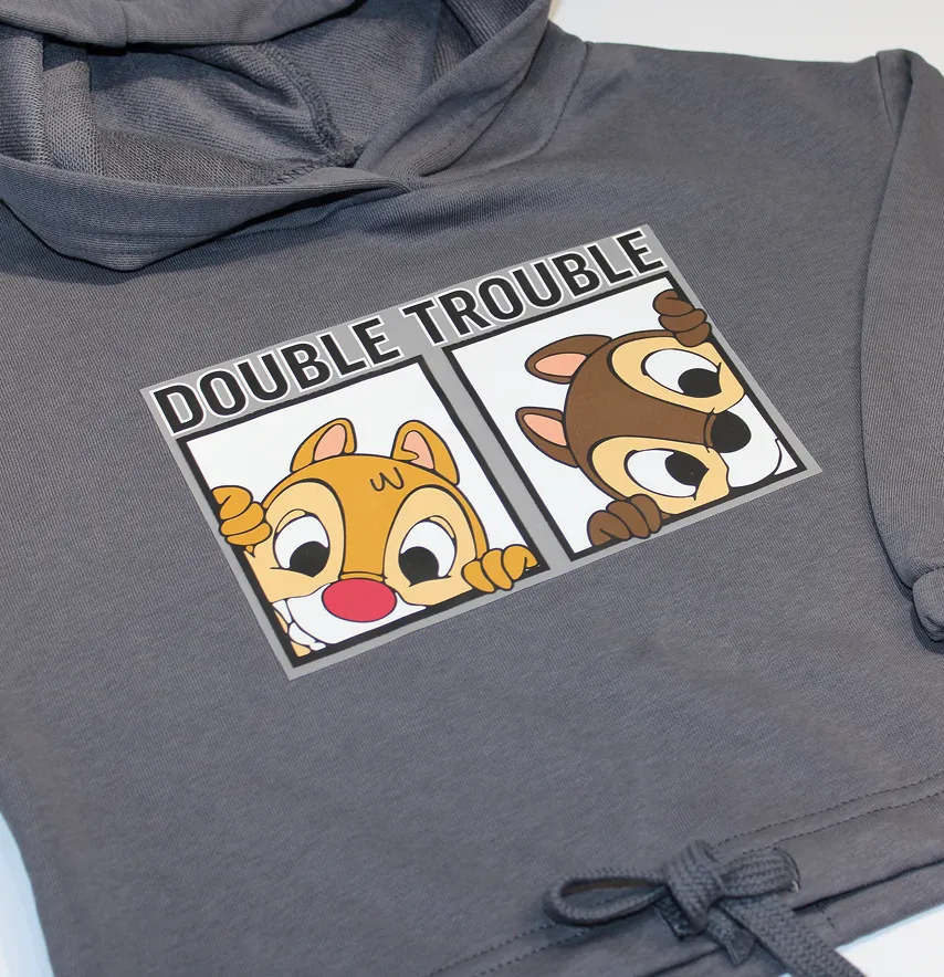Термонаклейка "Double trouble" Чип и Дейл 19*12 см-2