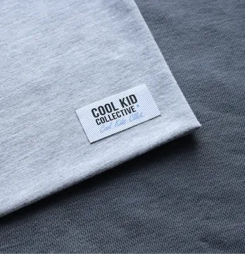Нашивка котонова "Cool kid collective" 40*20 мм