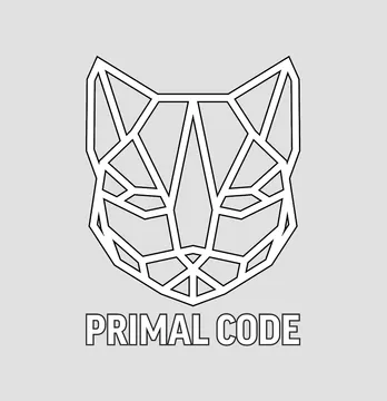 Термоналіпка "Primal code" пума геометрія 19*25,5 см білого кольору з чорним кантом
